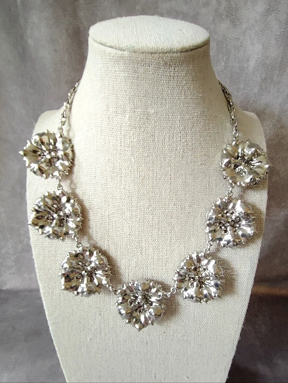 Crystal Raspberry Ruby Spectacular Formal Statement Necklace 200 Crystals NWOT